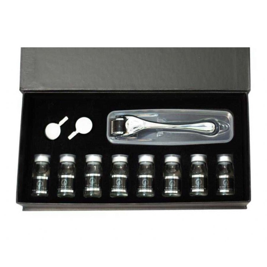 Hs Hair Style Flacon Serum Set (8pcs + dermaroller)