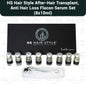 Hs Hair Style Flacon Serum Set (8pcs + dermaroller)
