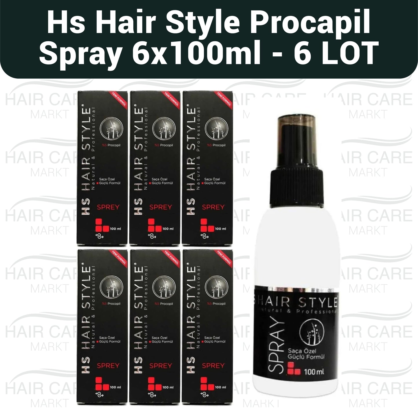 HS Hair Style 5% Procapil Spray Serum (6 PACK)