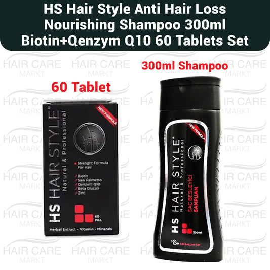 HS Hair Style Anti Hair Loss Shampoo + Hair Vitamin  Set
