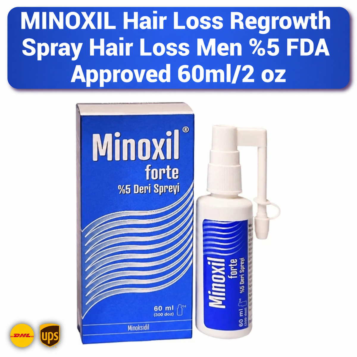 MINOXIL Forte  5% Anti Hair Loss Scalp Spray