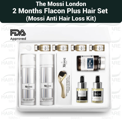 The Mossi London Flakon Plus 2 Monats Haarpflegeset
