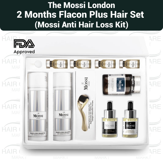 The Mossi London Flakon Plus 2 Monats Haarpflegeset