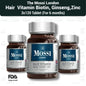 Mossi Haarvitamine, Biotin Zink Sägepalmenextrakt Ergänzung 120 Tabletten - 3er-Pack