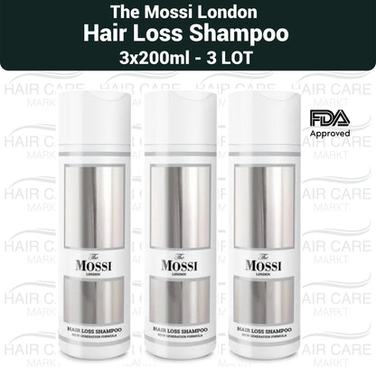 The Mossi London After Hair Transplant  Anti Hair Loss Shampoo, Biotin Procapil Sulfate Free 200ml - 3 LOT