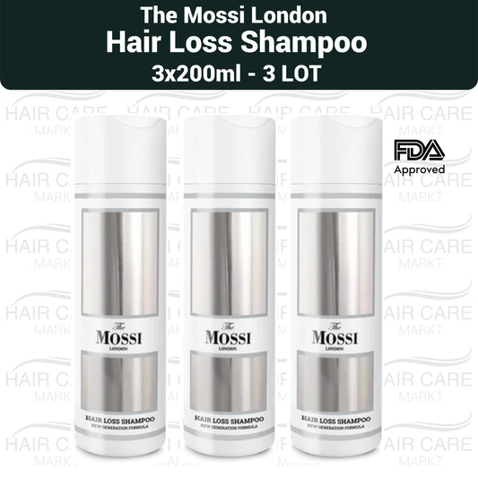 The Mossi London After Hair Transplant  Anti Hair Loss Shampoo, Biotin Procapil Sulfate Free 200ml - 3 LOT