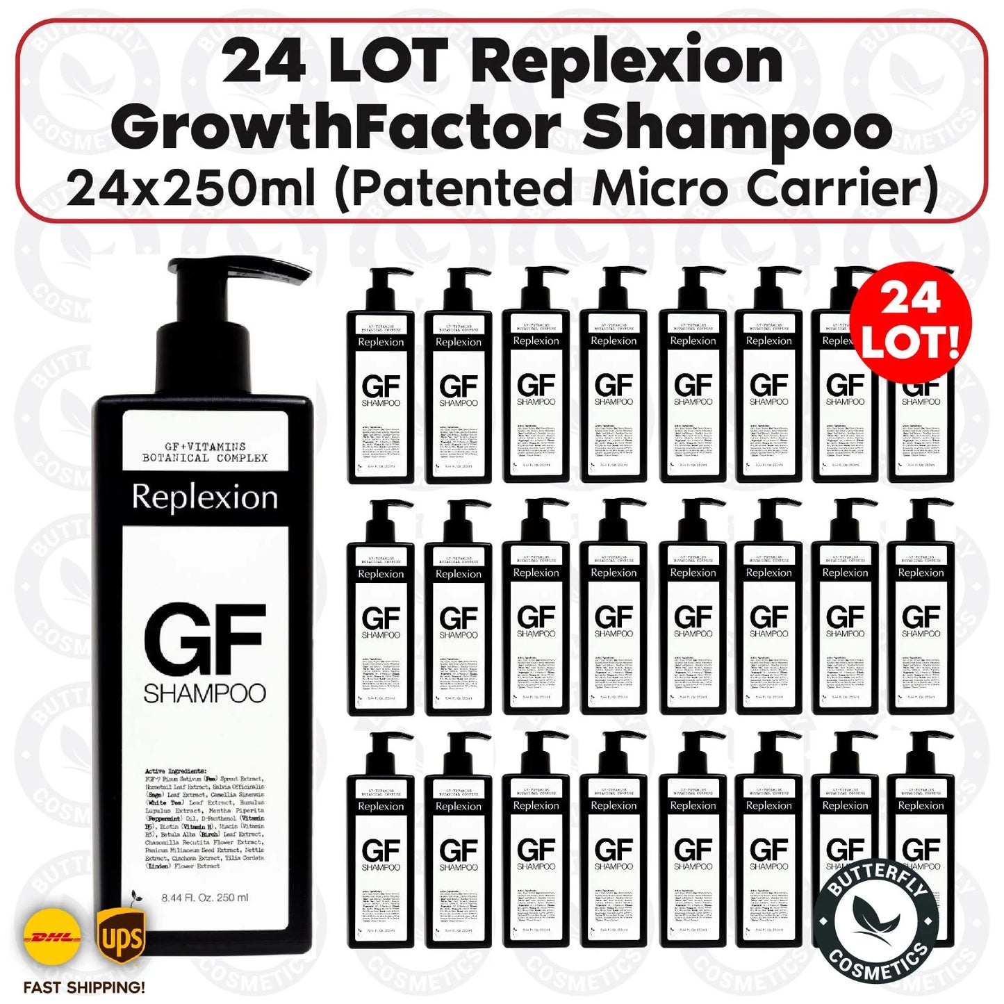 Replexion Growth Factor Shampoo 250ml (24 PACK)