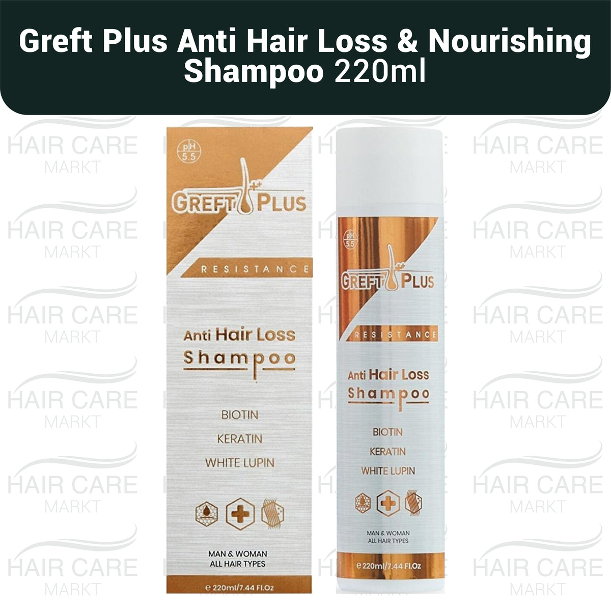 Greft Plus Anti Hair Loss Nourishing Shampoo 220ml