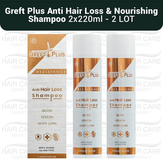 Greft Plus Anti Hair Loss & Nourishing Shampoo - 2 LOT (2x220ml)