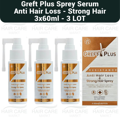 Greft Plus Anti Hair Loss & Strong Hair Spray 60ml ( 3 PACK )
