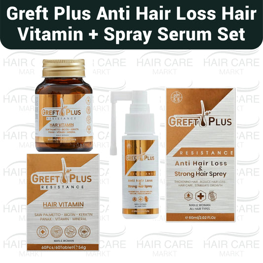 Greft Plus Anti Hair Loss Hair Set (Vitamin + Spray Serum) FDA APPROVED