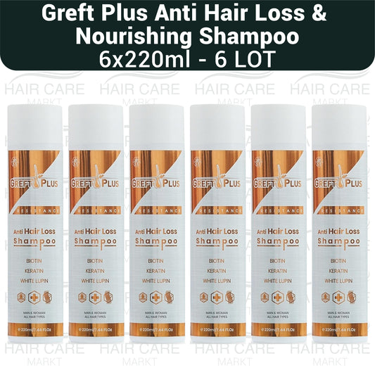 Greft Plus Anti Hair Loss & Nourishing Shampoo - 6 LOT (6x220ml)