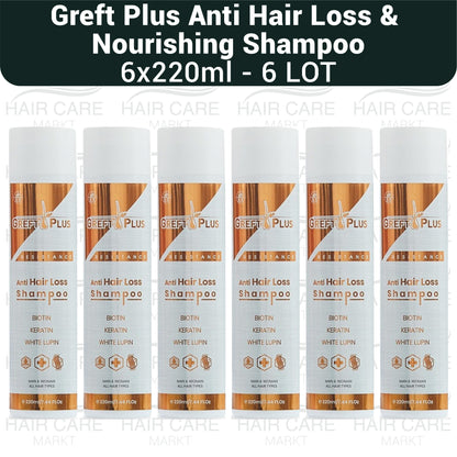 Greft Plus Anti Hair Loss Nourishing Shampoo 220ml (6 PACK )