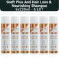 Greft Plus Anti Hair Loss Nourishing Shampoo 220ml (6 PACK )