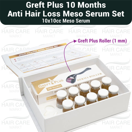Greft Plus Anti-Hair Loss, After Hair Transplant Mesotherapy Serum Set (10x10ml)