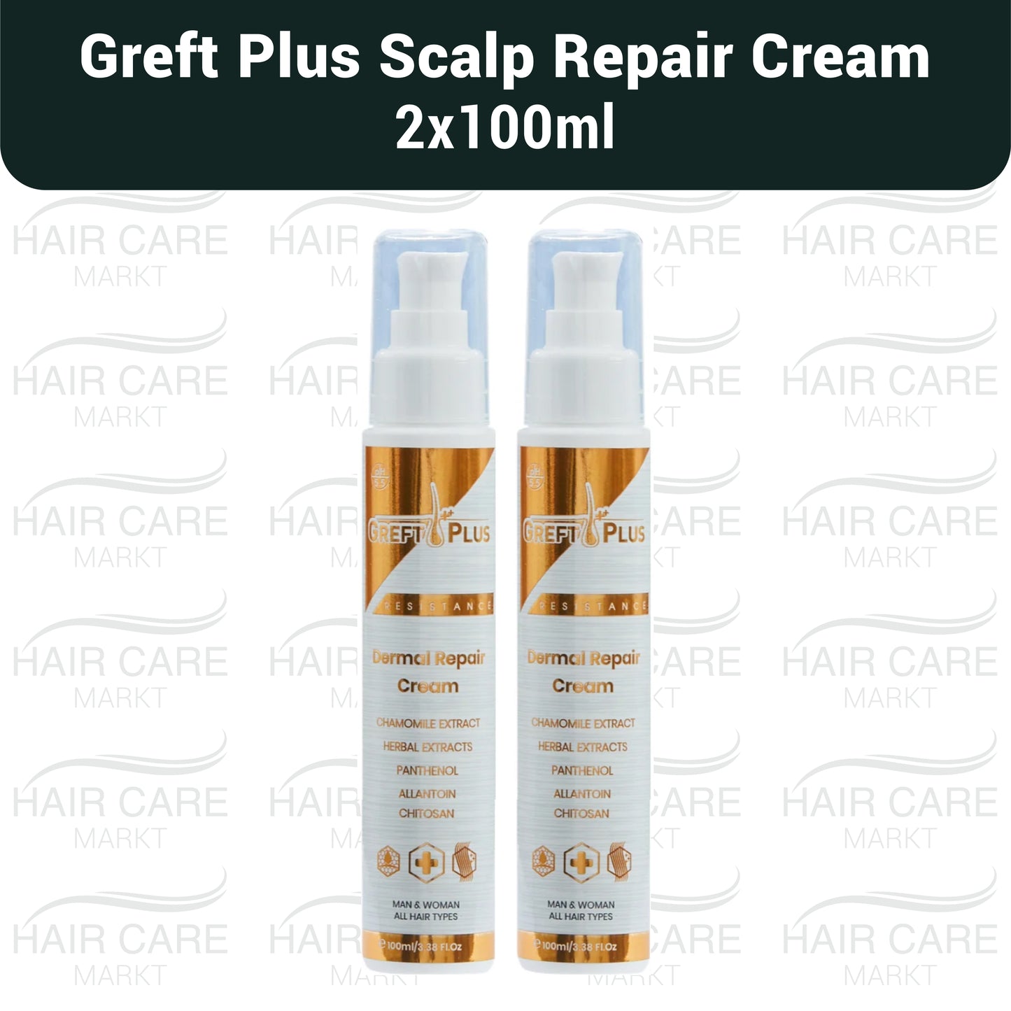 Greft Plus Dermal Repair Cream 2×100 ml -2LOT