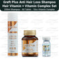 Greft Plus Anti Hair Loss Shampoo, Hair Vitamin And  Complex Serum Set