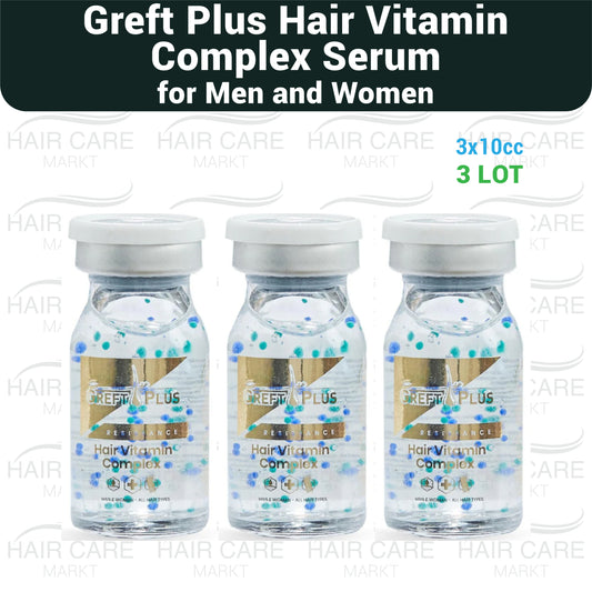 Greft Plus Anti-Hair Loss, After Hair Transplant Vitamin Complex - 3×10ml