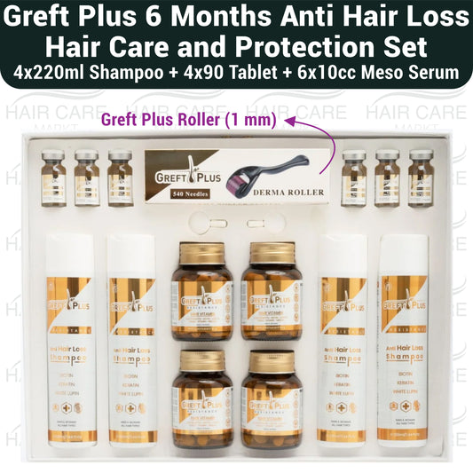 Greft Plus 6 Months After Hair Transplant Complete Mesotherapy Set