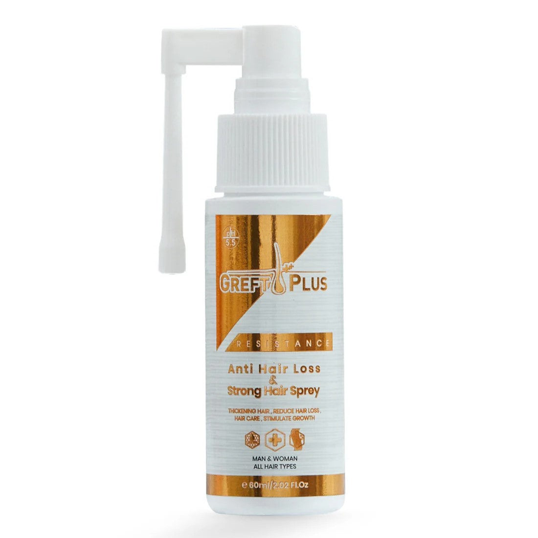 Greft Plus Anti Hair Loss & Strong Hair Spray 60ml ( 6 PACK )
