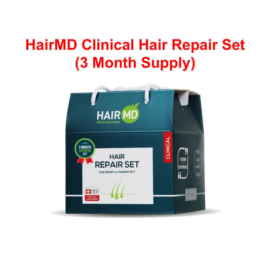 HairMD Haarreparatur-Set 3 Monate Shampoo Serum Vitamine Kopfhautpflege-Set