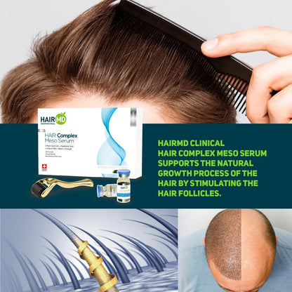 HairMD Hair Complex Meso Serum Set (10x6ml + Dermaroller)