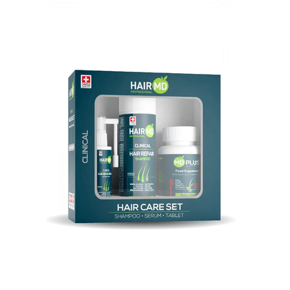 HairMD Clinical Hair Repair Set (Shampoo + Serum + Tabletten)
