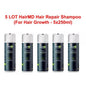 HairMD After Hair Transplant Hair Loss Scalp Care Shampoo - 5 LOT