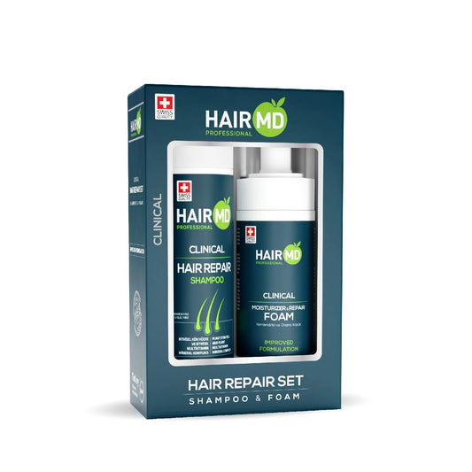 HairMD Clinical Hair Repair Set (Shampoo & Schaum)