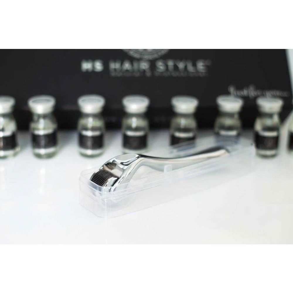Hs Hair Style Flacon Serum Set (8pcs + dermaroller)