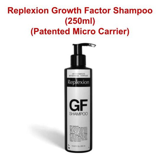 Replexion GF Shampoo, Growth Factor Hair Care Strengthening Shampoo 250ml