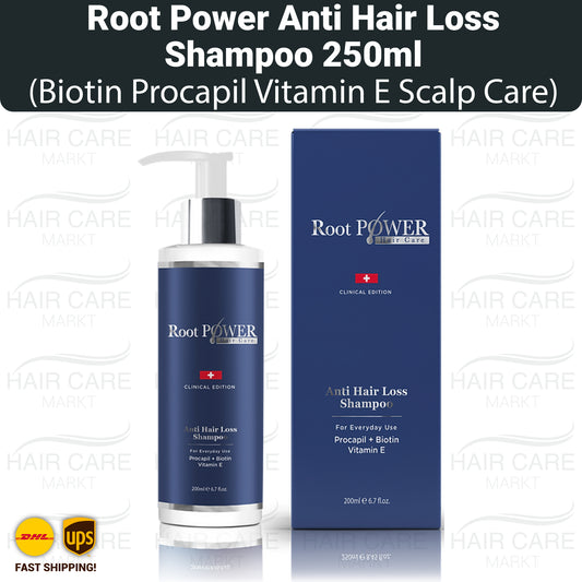 Root Power Anti Hair Loss Shampoo Biotin Procapil Vitamin E Scalp Care 250ml