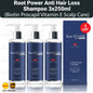 Root Power Anti Hair Loss Shampoo Biotin Procapil Vitamin E Scalp Care 250ml - 3 LOT
