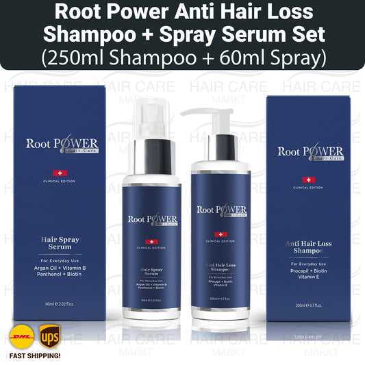 Root Power Shampoo and Spray Serum Set