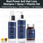 Root Power Shampoo, Spray Serum and Tablet Set