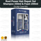 Root Power Haar-Reparatur-Set, Kopfhautpflege-Kit (Shampoo+Schaum)