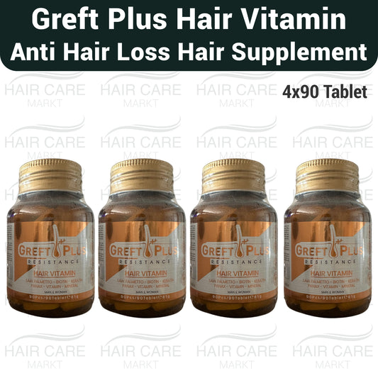 Greft Plus Hair Vitamin for Hair Loss - 4×90 Tablets